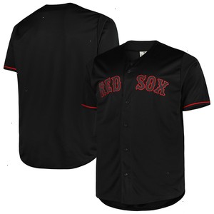 Boston Red Sox Big & Tall Pop Fashion Jersey - Black