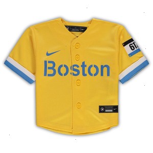 Boston Red Sox Nike Infant MLB City Connect Replica Jersey - Gold