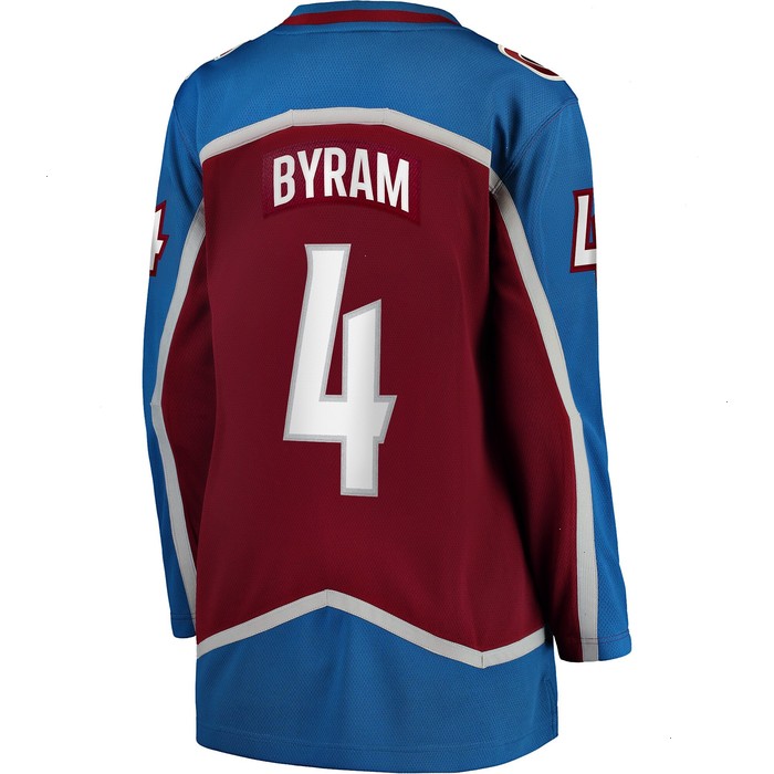 Bowen Byram Colorado Avalanche Fanatics Branded Women's Home Breakaway Player Jersey - Burgundy