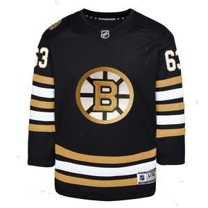 Brad Marchand Boston Bruins Youth 100th Anniversary Premier Player Jersey - Black