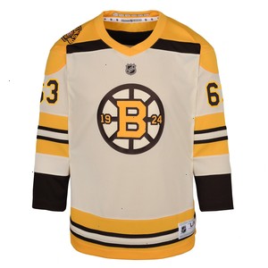 Brad Marchand Boston Bruins Youth 100th Anniversary Replica Player Jersey - Cream