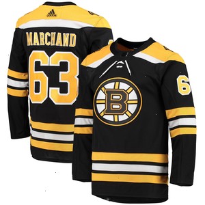 Brad Marchand Boston Bruins adidas Home Primegreen Authentic Pro Player Jersey - Black