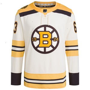 Brad Marchand Boston Bruins adidas Primegreen Authentic Pro Player Jersey - Cream