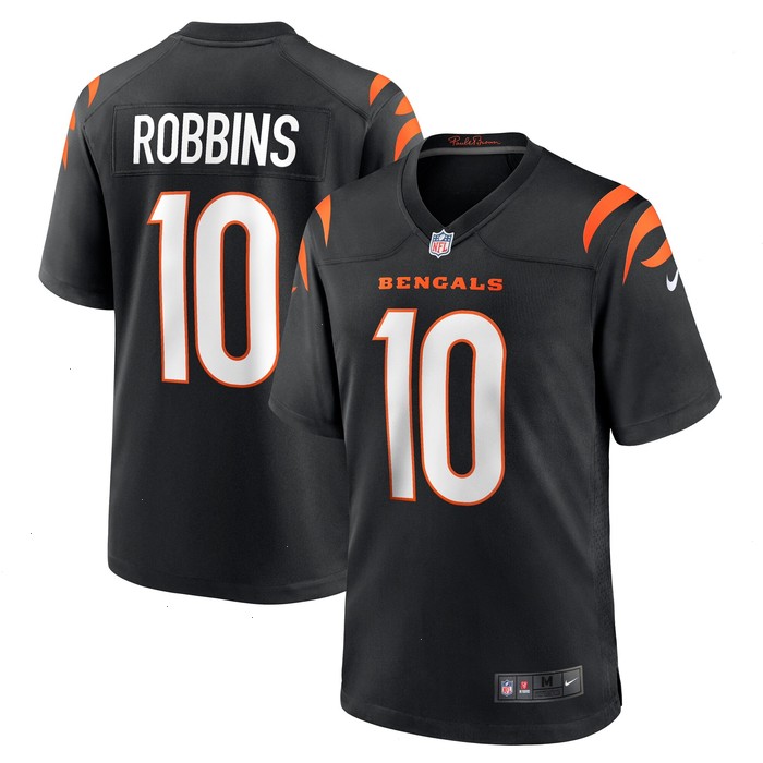 Brad Robbins Cincinnati Bengals Nike Team Game Jersey - Black