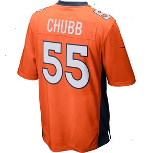 Bradley Chubb Denver Broncos Nike Game Jersey - Orange