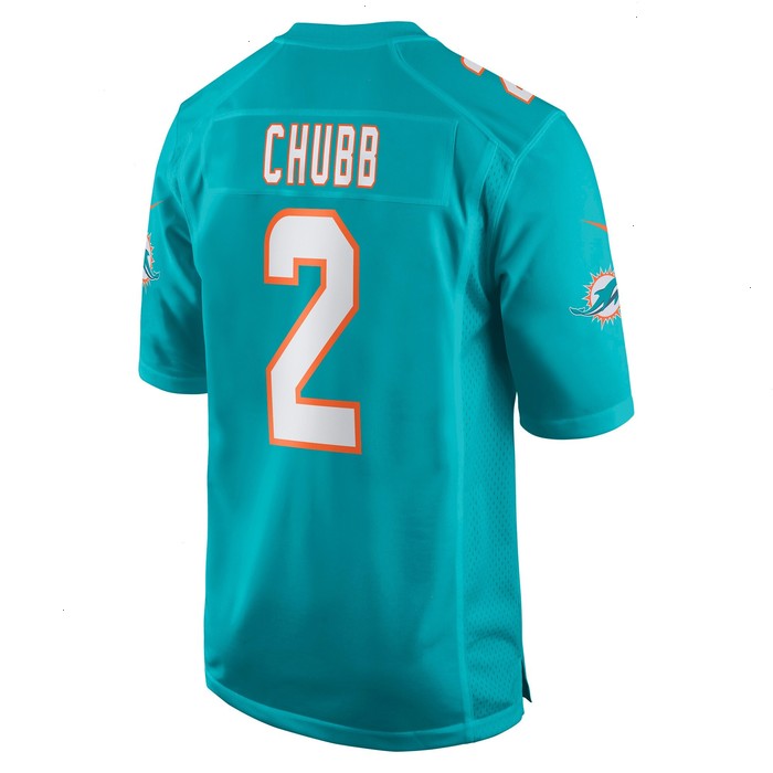 Bradley Chubb Miami Dolphins Nike Game Player Jersey - Aqua