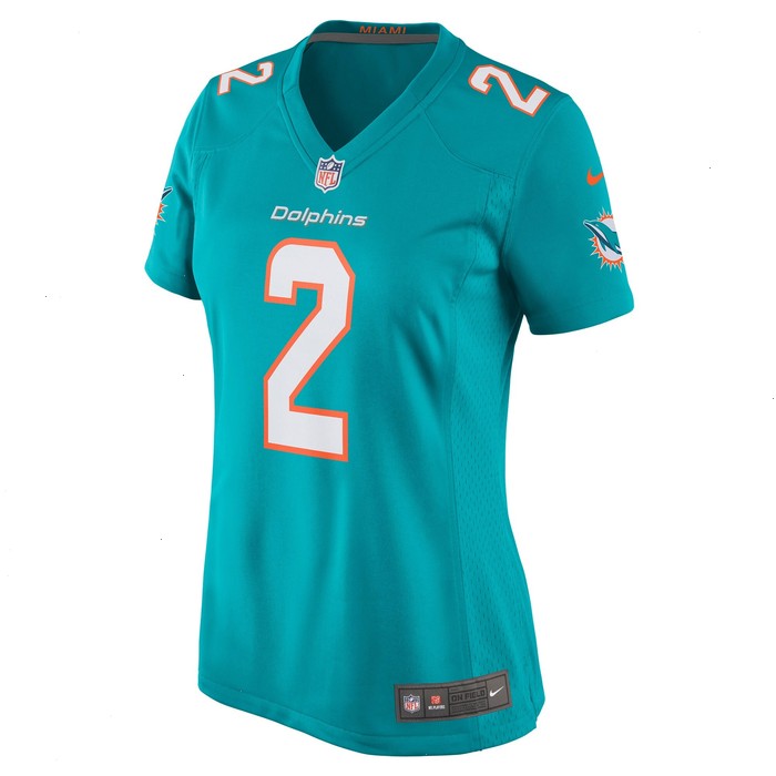 Bradley Chubb Miami Dolphins Nike Women's Game Player Jersey - Aqua