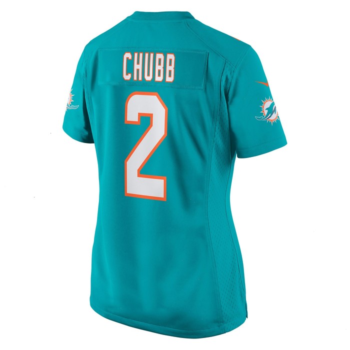 Bradley Chubb Miami Dolphins Nike Women's Game Player Jersey - Aqua