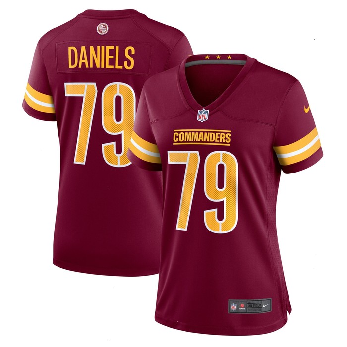 Braeden Daniels Washington Commanders Nike Women's Team Game Jersey - Burgundy