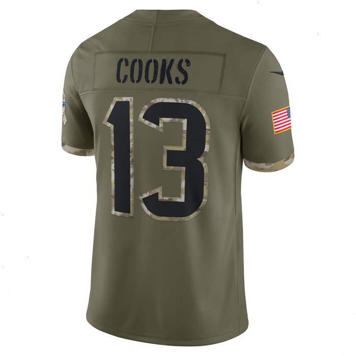 Brandin Cooks Houston Texans Nike 2022 Salute To Service Limited Jersey - Olive