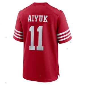 Brandon Aiyuk San Francisco 49ers Nike Team Player Game Jersey - Scarlet