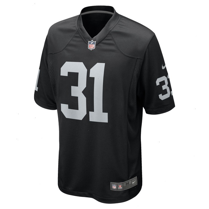 Brandon Facyson Las Vegas Raiders Nike Team Game Jersey - Black