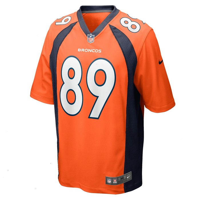 Brandon Johnson Denver Broncos Nike Game Player Jersey - Orange