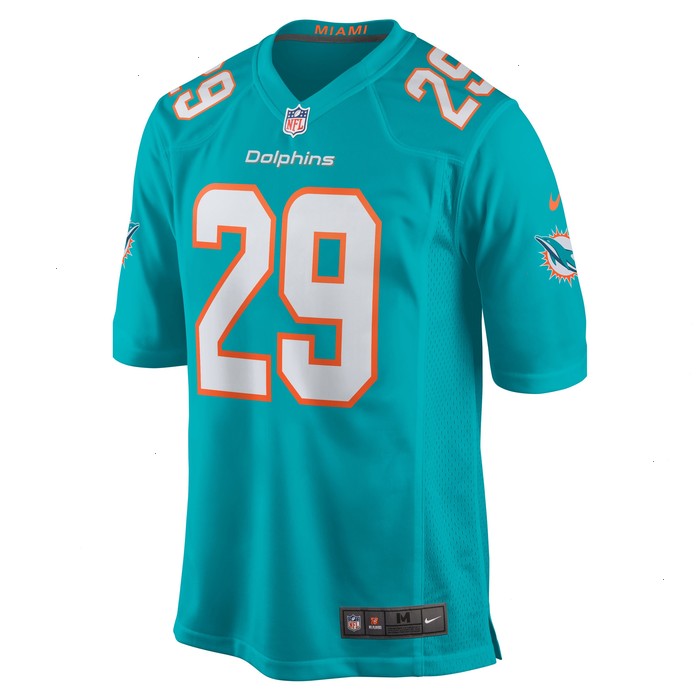 Brandon Jones Miami Dolphins Nike Team Game Jersey - Aqua