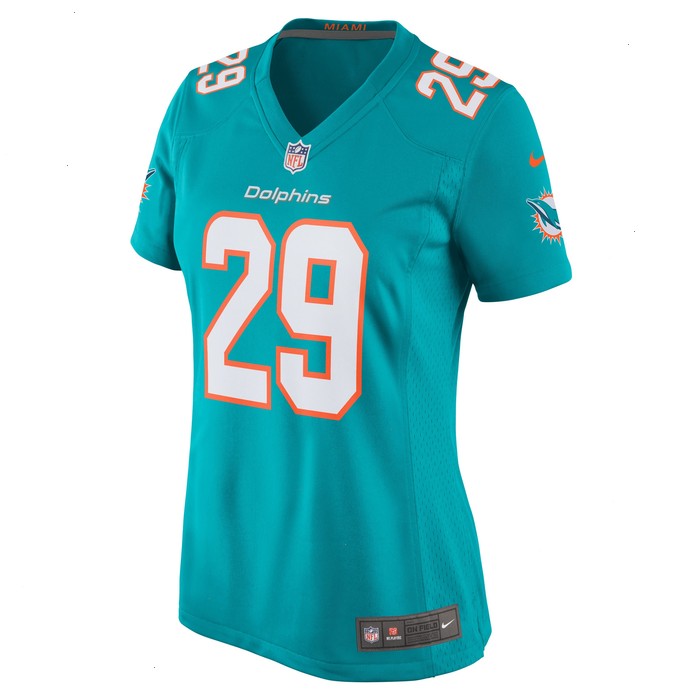 Brandon Jones Miami Dolphins Nike Women's Team Game Jersey - Aqua