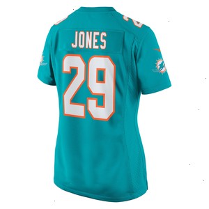 Brandon Jones Miami Dolphins Nike Women's Team Game Jersey - Aqua