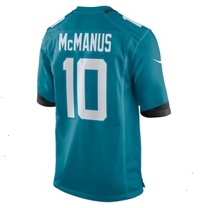 Brandon McManus Jacksonville Jaguars Nike Team Game Jersey - Teal