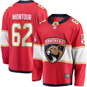 Brandon Montour Florida Panthers Fanatics Branded Home Breakaway Player Jersey - Red