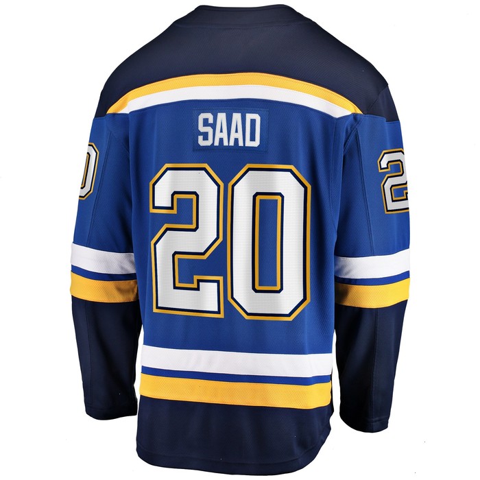 Brandon Saad St. Louis Blues Fanatics Branded Home Breakaway Player Jersey - Blue