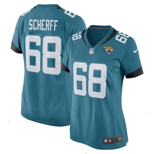 Brandon Scherff Jacksonville Jaguars Nike Women's Game Player Jersey - Teal