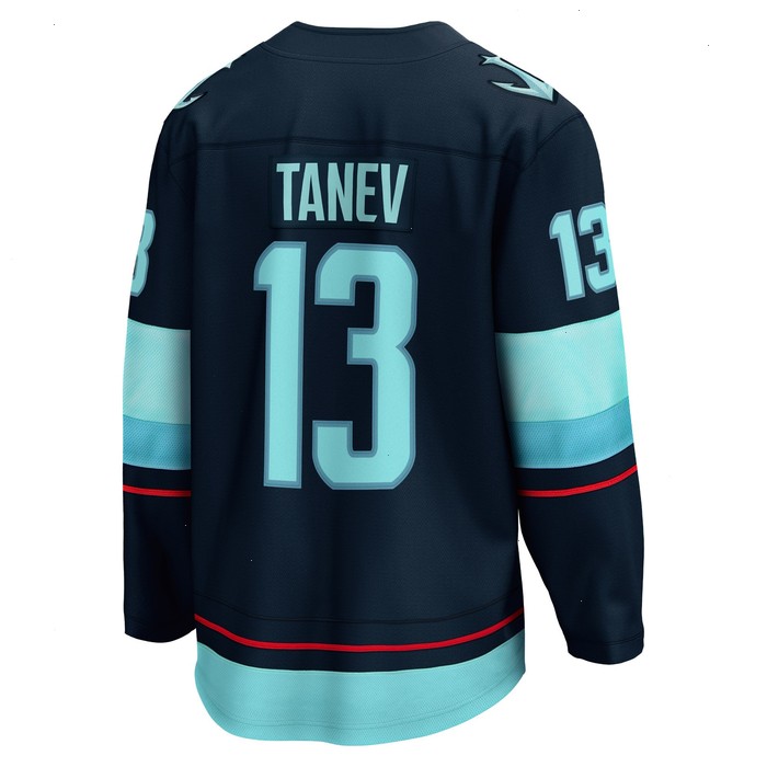 Brandon Tanev Seattle Kraken Fanatics Branded Home Breakaway Player Jersey - Navy