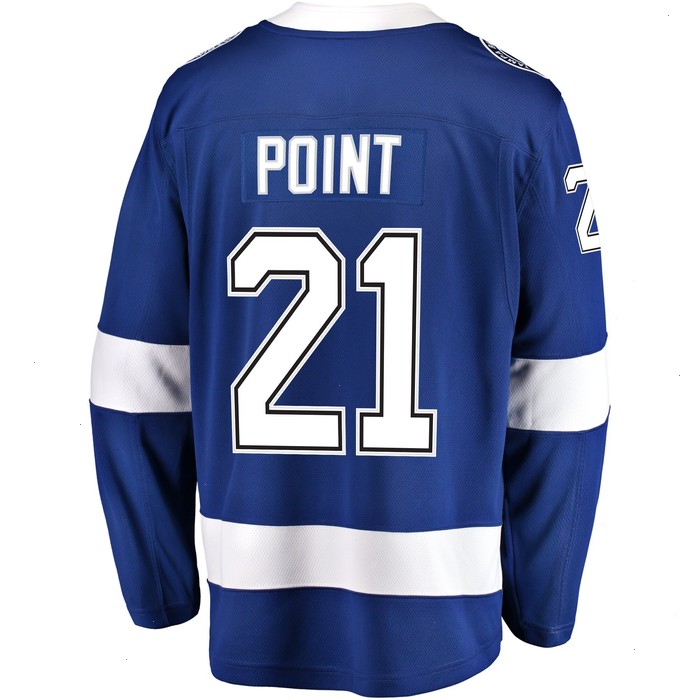 Brayden Point Tampa Bay Lightning Fanatics Branded Home Breakaway Player Jersey - Blue