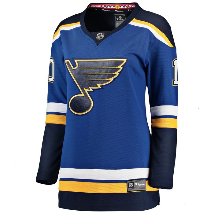 Brayden Schenn St. Louis Blues Fanatics Branded Women's Breakaway Player Jersey - Blue