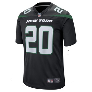 Breece Hall New York Jets Nike Alternate Game Player Jersey - Stealth Black