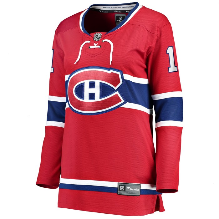 Brendan Gallagher Montreal Canadiens Fanatics Branded Women's Home Breakaway Player Jersey - Red