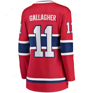 Brendan Gallagher Montreal Canadiens Fanatics Branded Women's Home Breakaway Player Jersey - Red