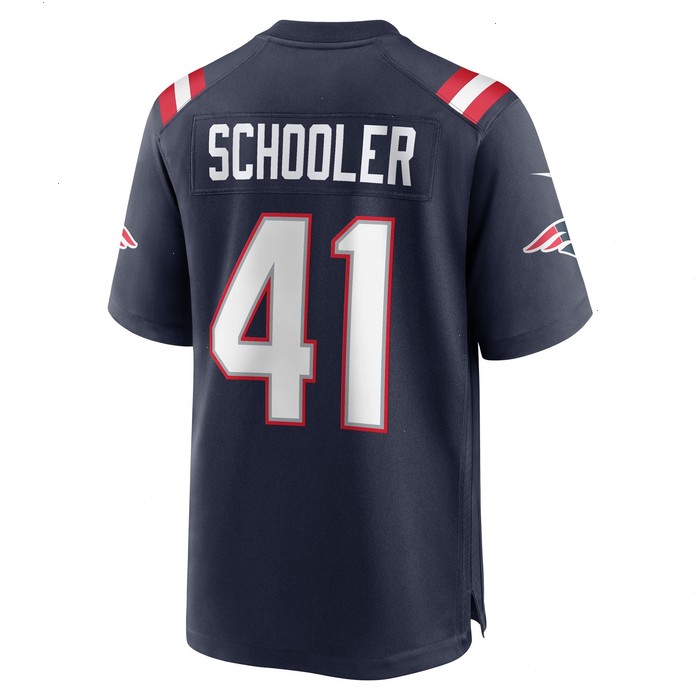 Brenden Schooler New England Patriots Nike Game Player Jersey - Navy