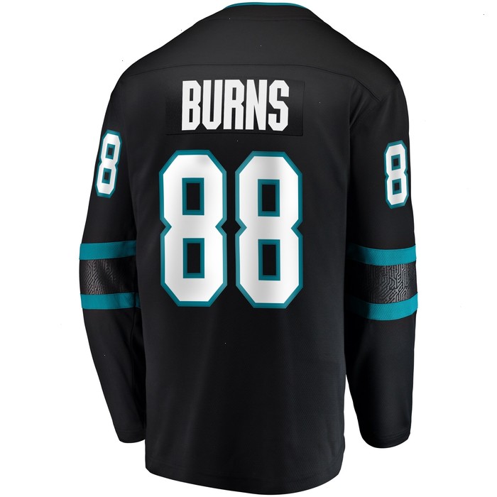 Brent Burns San Jose Sharks Fanatics Branded Alternate Breakaway Player Jersey - Black