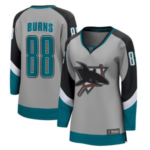 Brent Burns San Jose Sharks Fanatics Branded Women's 2020/21 Special Edition Breakaway Player Jersey - Gray