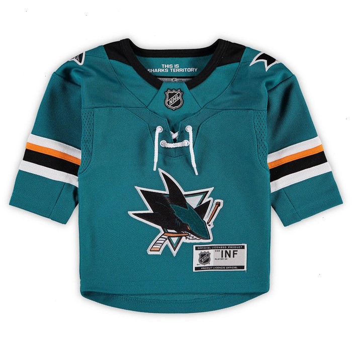 Brent Burns San Jose Sharks Infant Home Premier Player Jersey - Teal