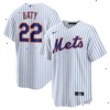 Brett Baty New York Mets Nike Replica Player Jersey - White