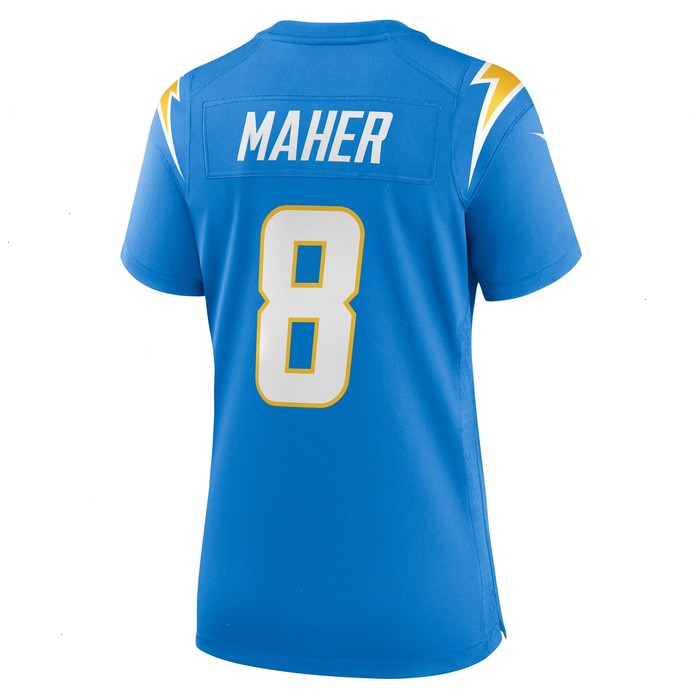 Brett Maher Los Angeles Chargers Nike Women's Team Game Jersey - Powder Blue