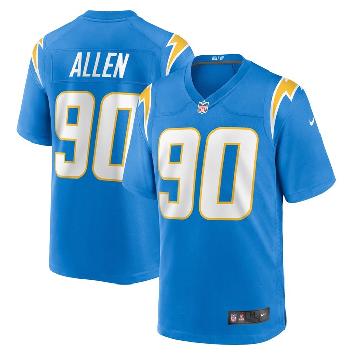 Brevin Allen Los Angeles Chargers Nike Team Game Jersey - Powder Blue