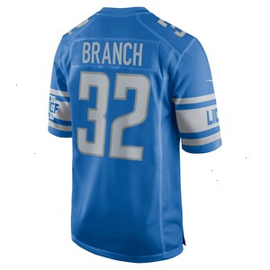 Brian Branch Detroit Lions Nike 2023 NFL Draft Pick Game Jersey - Blue