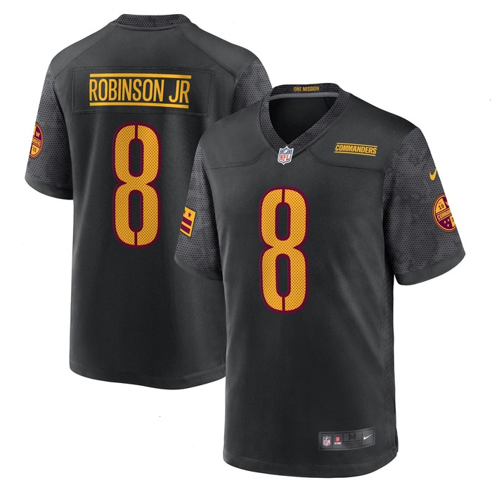 Brian Robinson Jr. Washington Commanders Nike Alternate Game Jersey - Black