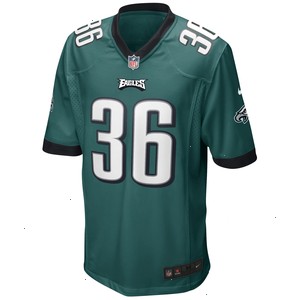 Brian Westbrook Philadelphia Eagles Nike Game Retired Player Jersey - Midnight Green