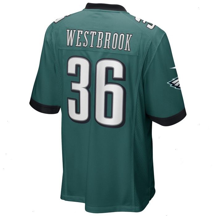 Brian Westbrook Philadelphia Eagles Nike Game Retired Player Jersey - Midnight Green