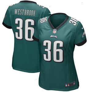 Brian Westbrook Philadelphia Eagles Nike Women's Game Retired Player Jersey - Midnight Green