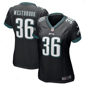 Brian Westbrook Philadelphia Eagles Nike Women's Retired Game Jersey - Black