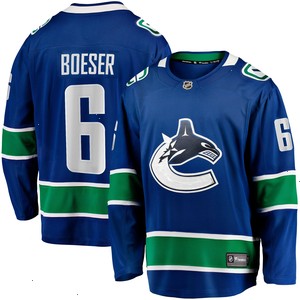 Brock Boeser Vancouver Canucks Fanatics Branded Home Breakaway Jersey - Blue