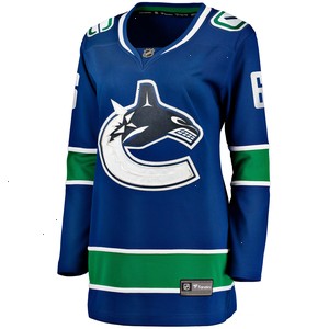 Brock Boeser Vancouver Canucks Fanatics Branded Women's Home Breakaway Jersey - Blue