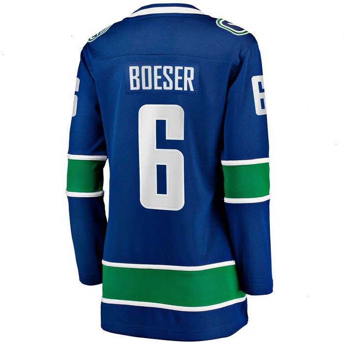 Brock Boeser Vancouver Canucks Fanatics Branded Women's Home Breakaway Jersey - Blue