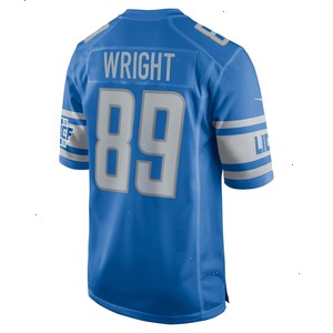 Brock Wright Detroit Lions Nike Game Jersey - Blue