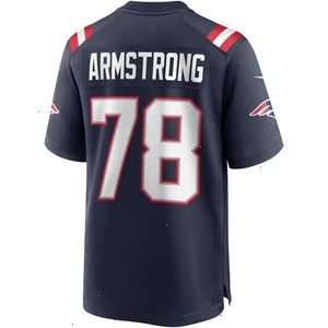 Bruce Armstrong New England Patriots Nike Game Retired Player Jersey - Navy