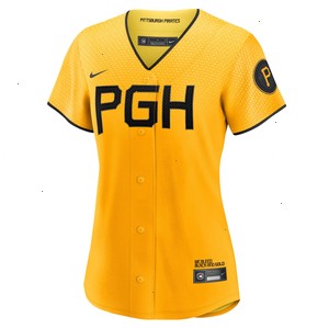 Bryan Reynolds Pittsburgh Pirates Nike Women's 2023 City Connect Replica Player Jersey - Gold