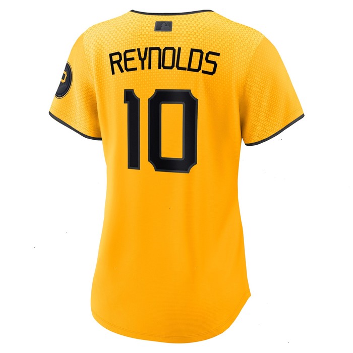 Bryan Reynolds Pittsburgh Pirates Nike Women's 2023 City Connect Replica Player Jersey - Gold